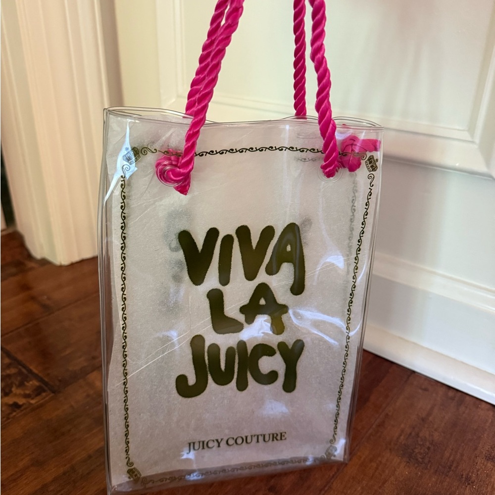 Brand New JUICY COUTURE Clear Handbag Tote